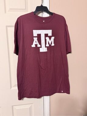 Fanatics Maroon Texas A&M Logo Short-Sleeve Tee
